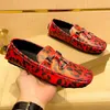 Mode Rot Leopard Leder Casual Schuhe Mann Designer Quasten Loafer Männer Bequeme Slip-on männer Fahren Schuhe Große größe 48