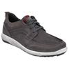 Sneaker JOSEF SEIBEL "Enrico 25", Herren, Gr. 43, granit, kombi, Leder, casual, Schuhe, Schnürschuh, Komfortschuh, Freizeitschuh mit Wechselfußbett