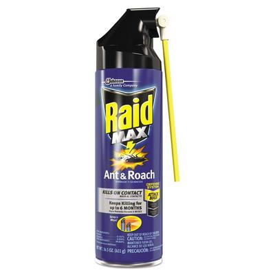 Raid Ant/Roach Killer, 14.5 oz Aerosol Spray, Unscented (SJN345742EA) Each Raid® Insect Control