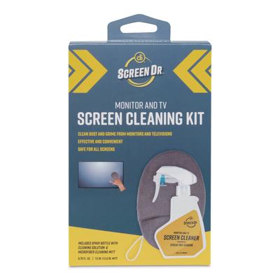 Digital Innovations Screen Dr Monitor and TV Screen Cleaning Kit, 6.76 oz Spray Bottle with Microfiber Mitt (ASP32564) Each Computer Cleaning Wipes