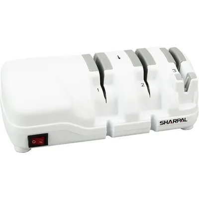 198H 3 Stages Professional Electric Knife Sharpener, Diamond Roll Sharpener for Razor-Sharp Result,