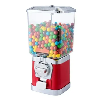 Gumball Machine for Kids, 17" H Home Candy Vending Machine, PC Gumball Dispenser, Bubble Gum Machine