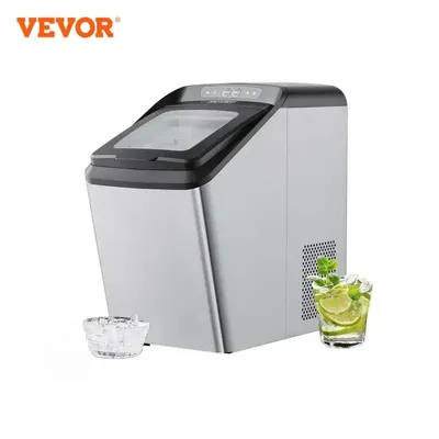 SucceBuy 30lbs/24H Countertop Ice Maker Auto Self-Cleaning Portable Ice Maker with Ice Scoop Basket and Drainpipe