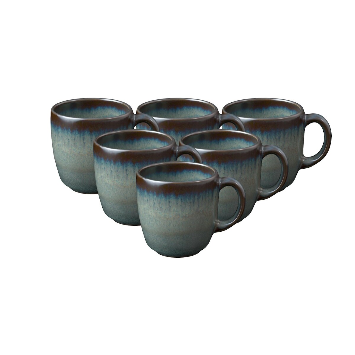 like. by Villeroy & Boch Lave gris Kaffeetasse 190 ml 6er Set Image