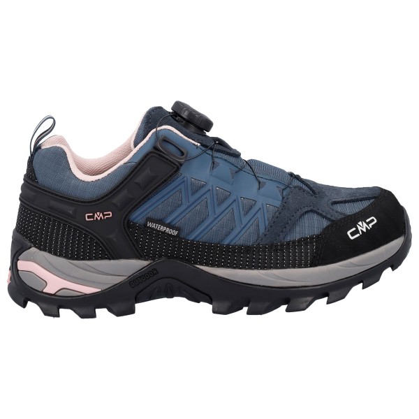 CMP - Women's Rigel Low Fitgo Trekking Shoes WP - Multisportschuhe 37 | EU 37 schwarz/blau