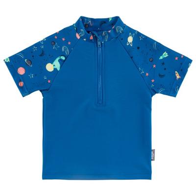Sterntaler - Kid's Badeshirt Kurzarm Weltraum - Lycra Gr 116 blau Image