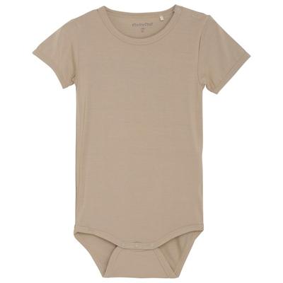 Minymo - Kid's Body S/S - Bamboo - Alltagsunterwäsche Gr 80 beige Image