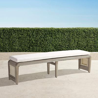 Palmetto Dining Bench Cushion - Standard, Nimble Cloud - Frontgate