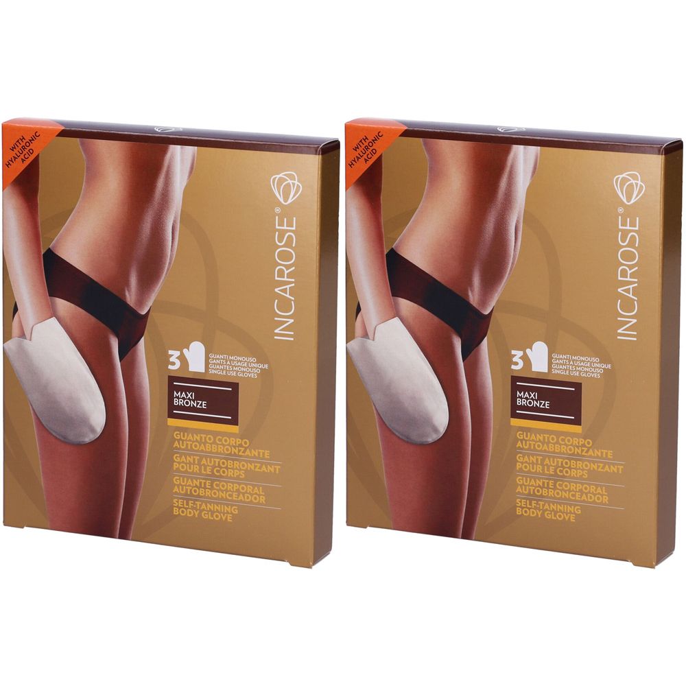INCAROSE® Maxi Bronze Guanto Corpo 2x3 pz Altro
