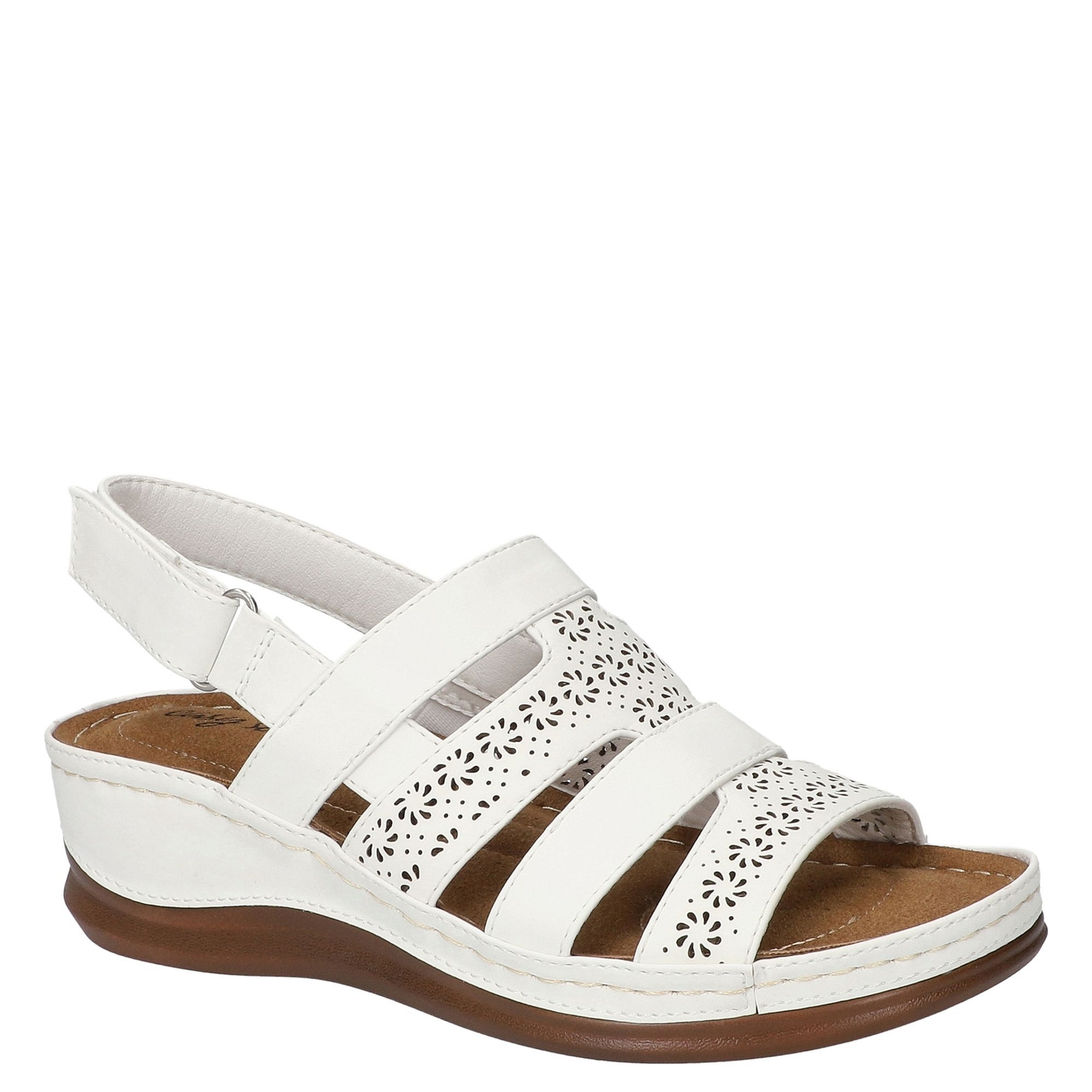 Easy Street Alexi - Womens 9.5 White Sandal Medium