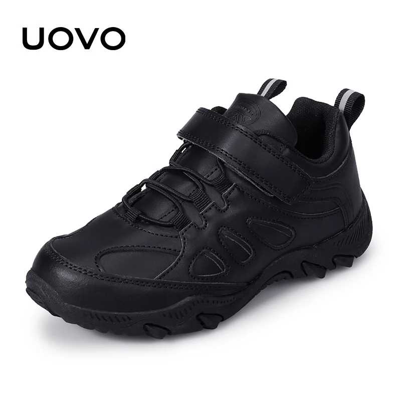 Uovo Campus Schuh Kind Mädchen Mittels chüler Schuh Kinder Junge Lederschuhe frühe Jungen Kleid Schuhe weichen Boden schwarze Schuhe
