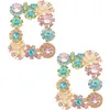 1 Paar Kristall Strass Schuh clips Rechteck Legierung blau rosa Gold Kristall Schuhs chnalle abnehmbare Schuh dekorationen Braut schuhe