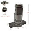 1/2 Chiave a percussione Mandrino Ingudine Albero Testa di conversione Chiave elettrica Pezzi di ricambio per Milwaukee Parkside Cacciavite B3 C3 D3