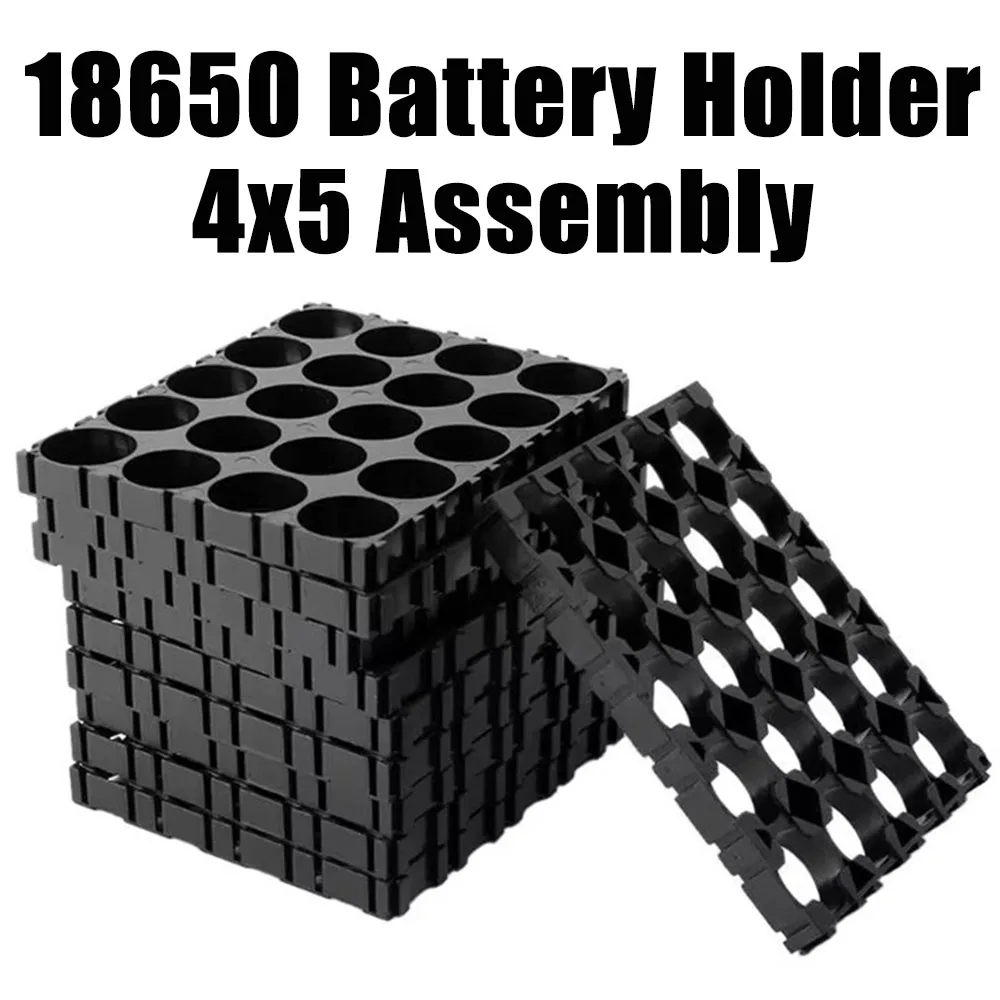 10/20/30/40/50 Stück 18650 Lithium-Batterie-Halterung, Elektrofahrzeug, feste Kombination, spleißbare Batteriezellen-Verbindungshalterung Image