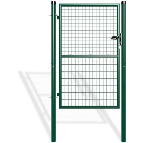 Zauntor Metall 1m olga 100 x 150 Moosgrün