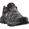 Wanderschuh SALOMON "X ULTRA 360 LTR", Gr. 49, sharkskin, asphalt, caramel cafe, Leder, Textil, sportlich, Schuhe, t