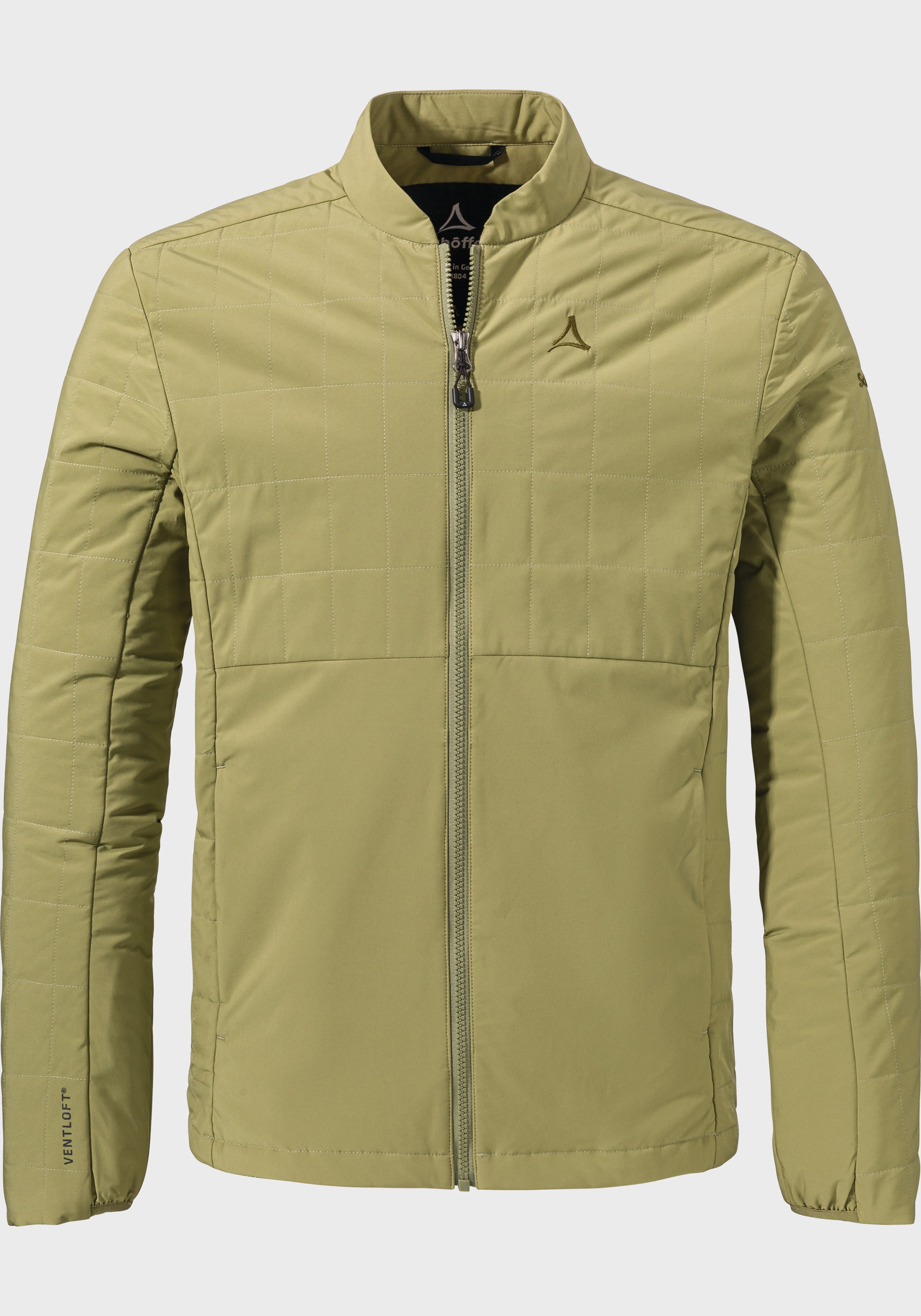 Funktionsjacke SCHÖFFEL "Insulation Jacket Bozen M", Herren, Gr. 52, grün (4605, grün), Oberstoff: 90% Polyester 10% Elasthan Futter: 90% Polyester 10% Elasthan Wattierung: 100% Polyester, regular fit, hoch geschlossener Ausschnitt, Jacken...