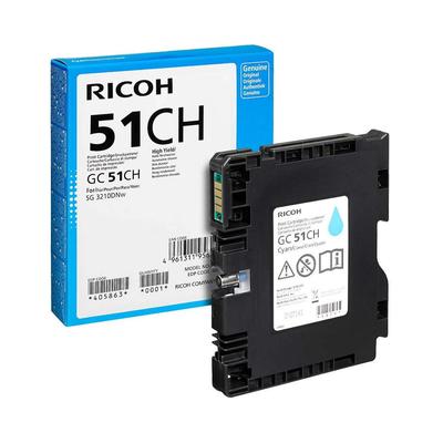 Original Ricoh 405863 / GC-51CH Druckerpatrone Cyan Image
