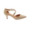 Where's That From - Damen Schuhe "Kennedi", Glitzer (Gold)