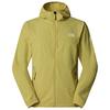 The North Face - Mountain Athletics Hooded Wind Jacket - Softshelljacke Gr L oliv/beige