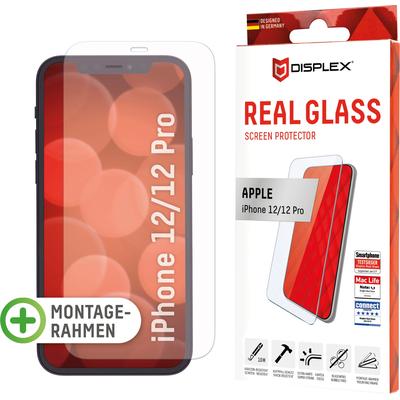 DISPLEX Displayschutzglas "DISPLEX Real Glass Panzerglas für Apple iPhone 12/12 Pro (6,1")", transparent, Displayfolien