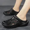 Neue EVA Sommer Hausschuhe Nicht-slip Schuhe Super Dicken Sohlen männer Sandalen Outdoor Loch Strand Sandalen Unisex Strand skates