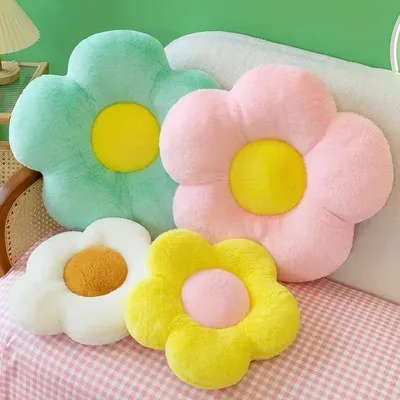 Sonnenblume Wurf kissen kleine Gänseblümchen Kissen Kissen für zu Hause Sofa Bürostuhl Futon Kissen Image