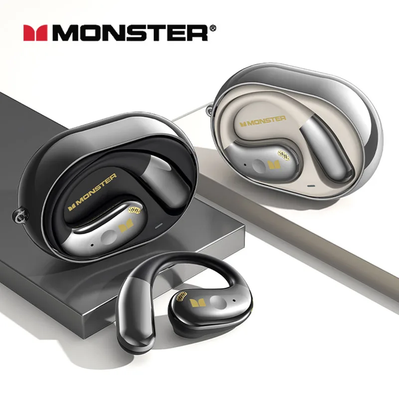 Monster AC360 OWS Kopfhörer Drahtlose Bluetooth 5,4 HIFI Stereo Sport Spiel Noise Cancelling Kopfhörer Lange Batterie Lebensdauer Earburd Image