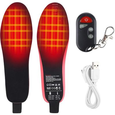 41–45) USB-beheizte Einlegesohlen mit 3-stufiger Temperatureinstellung – wiederaufladbare