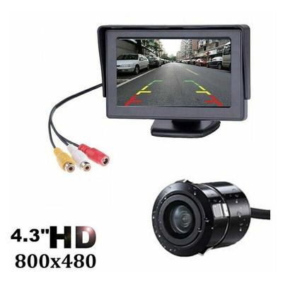 Drahtloses Tigrezy Rückfahrkamerasystem-Set für Auto/LKW/Van/Pickup/Wohnmobil, 4,3-Zoll-Monitor,