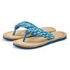 Badezehentrenner ELBSAND, Damen, Gr. 40, blau (petrol), Obermaterial: 100% Textilmaterial. Futter: 100% Textilmaterial. Decksohle: 100% Synthetik. Laufsohle: 100% Synthetik, gemustert, casual, Schuhe, Sandale, Pantolette, Badeschuh ultraleicht VEGAN