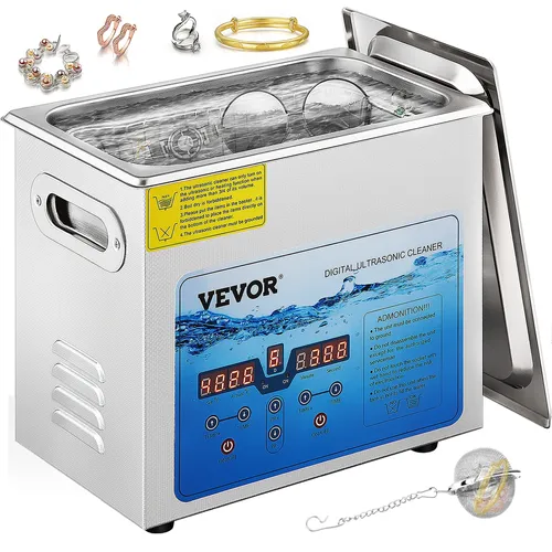 SucceBuy 6L nettoyeur à ultrasons Machines à laver portables 36-40KHz lave-vaisselle à fréquence réglable appareil à ultrasons domestique
