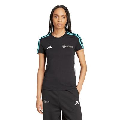Mercedes AMG Petronas adidas F1 Logo T-Shirt – Schwarz – Damen Image