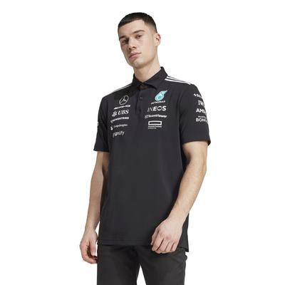 Mercedes AMG Petronas adidas F1 2025 Team Polo – Schwarz Image