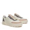 Sneaker TIMBERLAND "LAUREL COURT LOW LACE UP SNEAKER", Gr. 41, nat lthr dk gry, Leder, Synthetik, sportlich, Schuhe
