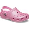 Clog CROCS "Classic Clog", Kinder, Gr. 27, rosa (rosa glitzer), Croslite, schimmernd, Glitzer, casual, Schuhe, Glitzerschuh, Babyschuh, Sommerschuh mit allover Schimmer