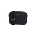 Mini Bag CALVIN KLEIN "CK MUST SMALL CAMERA BAG", Damen, Gr. B/H/T: 21cm x 15cm x 6cm, schwarz, Polyester, Lederimitat, Taschen, Schultertasche, Umhängetasche, Damen CrossBody Bag