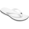 Zehentrenner CROCS "Crocband™ Flip", Damen, Gr. 38, weiß, Croslite, sportlich, Schuhe, Badeschuh, Sommerschuh, Sandale mit Fußbett