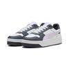 Sneaker PUMA "CARINA STREET", Gr. 40,5, puma weiß, lila frost, galactic gray, Leder, unifarben, sportlich, Schuhe