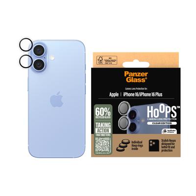 PANZERGLASS Kameraschutzglas "Hoops Camera Lens Protection", transparent, B:10,50cm H:0,80cm T:13,00mm, Displayfolien, Lens Cover, Schutzfolie, Schutzglas, kratz- & stoßfest