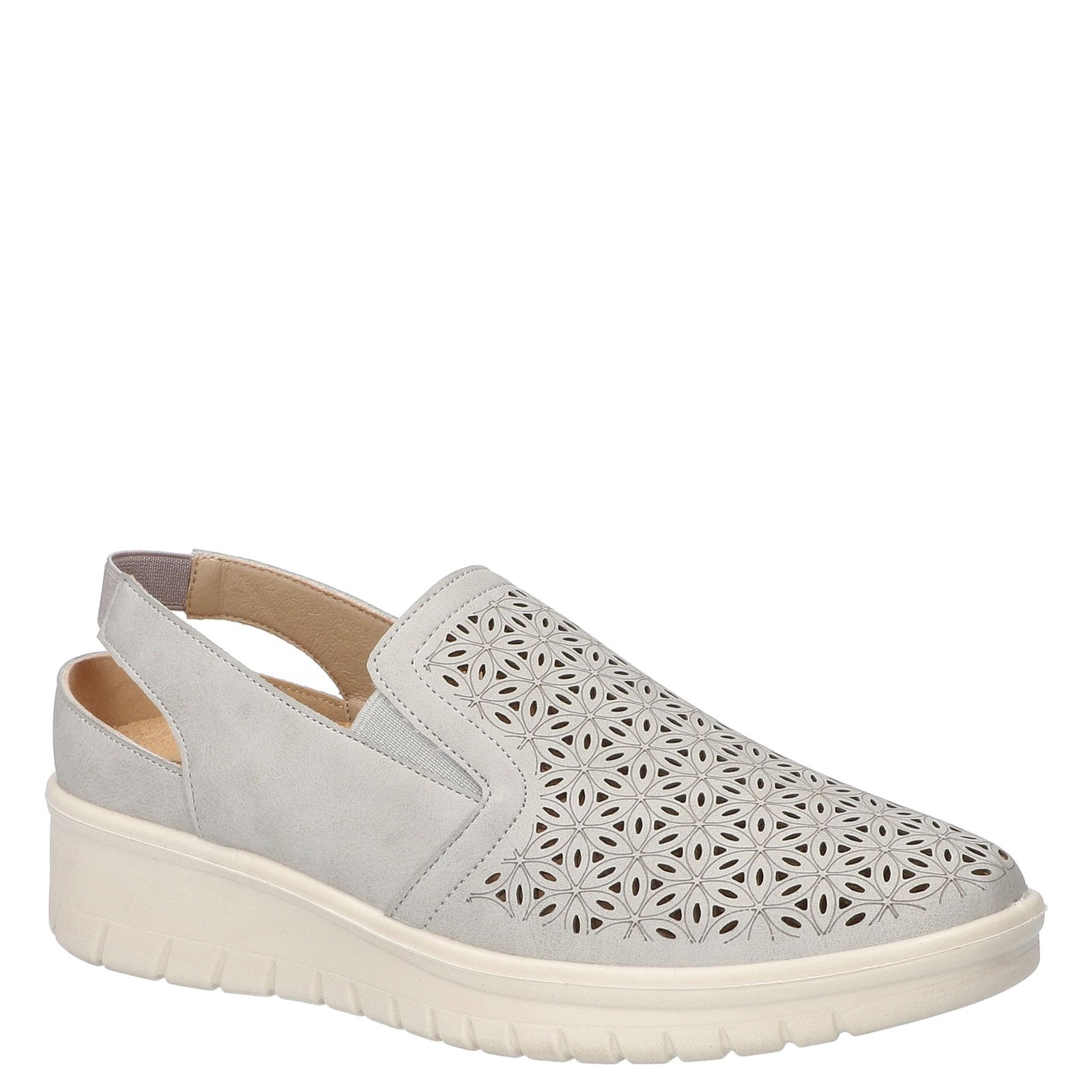 Easy Street Petal - Womens 5 Grey Slip On Medium