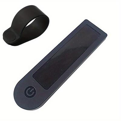 TEMU 2pcs/1set Electric Scooter Board Dashboard Protective Cover + Handlebar Finger Dial Cover Waterproof Silicone Sleeve For Xiaomi Mijia M365 Pro Electric Scooter Accessory Image
