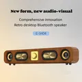 Nuovi altoparlanti Bluetooth in legno retrò SoundBar portatile scheda Stereo hi-fi Computer di casa suono Wireless Desktop radio FM Subwoofer