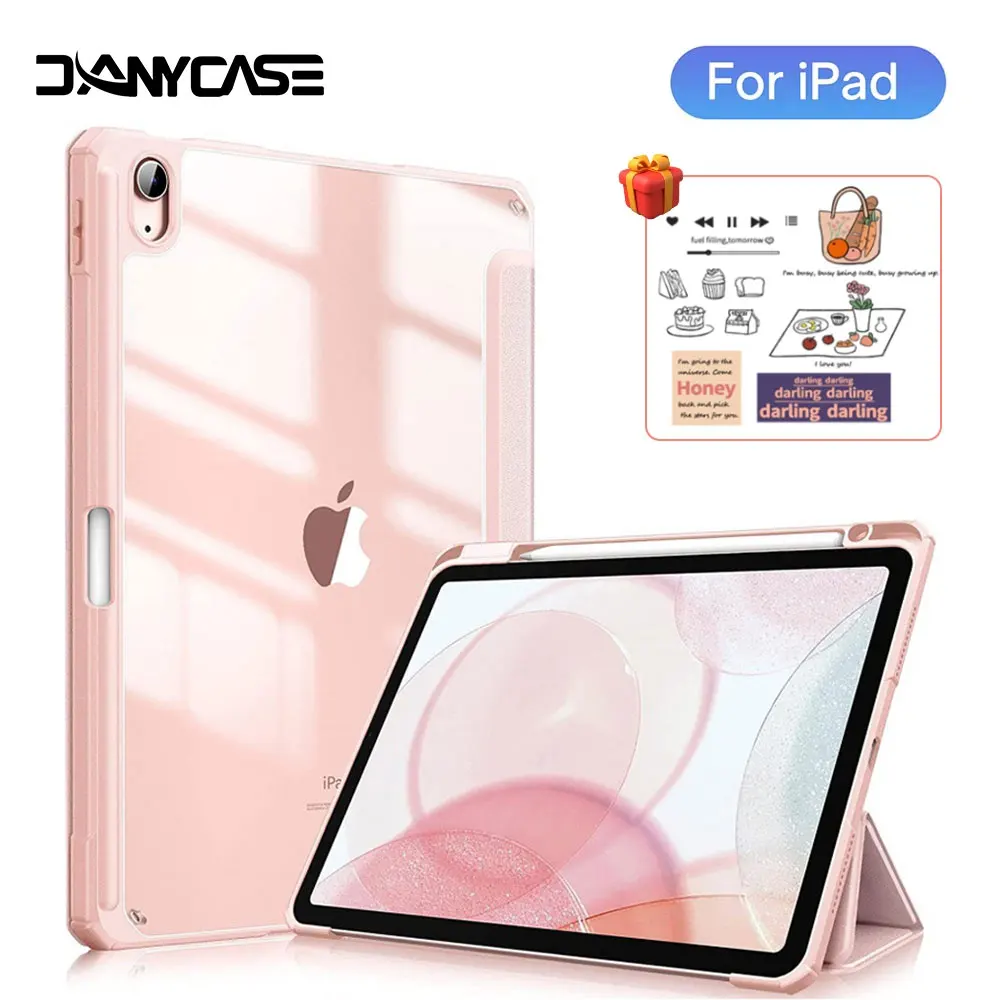 Per iPad 13 pollici M2 M4 2024 Custodia per iPad Air 11 Air 5/4 10.9 Pro 11 Mini 7 6 8.3 pollici 10.2 7/8/9th iPad 10th 10.9 9.7 5/6th Cover