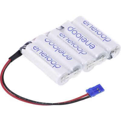 Panasonic - eneloop Reihe F1x5 Graupner Akkupack 5x Mignon (aa) Kabel, Stecker NiMH 6 v 1900 mAh Image