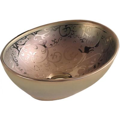 Mexen - Elza Aufsatzwaschbecken 40 x 33 cm, Gold - 21014053 Image