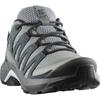 Wanderschuh SALOMON "X-ADVENTURE RECON GORE-TEX W", Gr. 38,5, monument, turbulence, ballad blau, Leder, Textil, sportlich, Schuhe, wasserdicht