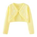 XFYSSS Casual Fashion Girls Cute Solid Color Thin Cut Breathable Long Sleeved Single Buckle Cardigan Coat Girl Knitting Cotton Coat