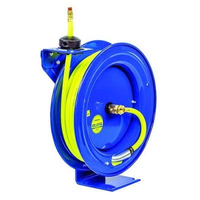 COXREELS EZ-P-LP-350-HV Spring Return Hose Reel, 3/8 in Hose Diameter, 50 ft