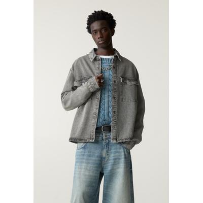 Grey Denim Shirt